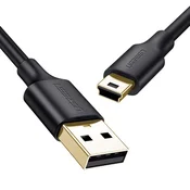 Ugreen USB-kabel – mini USB, 480 Mbps, 3 m, črn