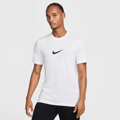 Nike Dri-FIT Fitness Verbiage Short Sleeve Shirt, White - XL
