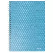 Spiralni blok ESSELTE Colour Breeze A5, linirani, plavi 628471