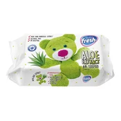 Fresh Vlažne maramice, aloe vera, 60 komada