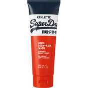 Superdry Athletic gel za prhanje za telo in lase 250 ml