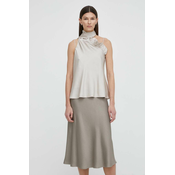 Majica Bruuns Bazaar AcaciaBBSusie top ženska, bež barva, BBW3902