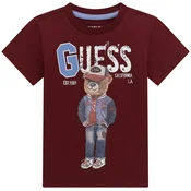 Guess Majica N5YI22 K8HM4 Bordo rdeča Regular Fit