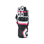 Ženske motorističke rukavice Oxford RP-5 2.0 bijelo-crno-roze