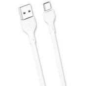XO Kabl NB200 USB Type-C 2.1A 2M/ bela