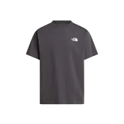 THE NORTH FACE Majica M MOUNTAIN SKETCH SS TEE RELAXED  črna / naravno bela
