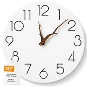 shumee Stenska ura Grenaris z lesenimi kazalci 30 cm