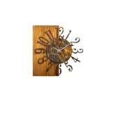 Wallity Zidni sat 7 A, 58x58x3 cm, Braon