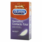 Durex Kondomi Durex Sensitivo Contacto Total (12 uds) - Ugodna cena