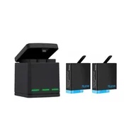 TELESIN 3-kanalni polnilnik TELESIN Box za GoPro Hero 5–8 + 2 bateriji