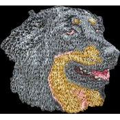 shumee Hovawart - našitek v obliki psa, vezen našitek, edinstven okras za nahrbtnik znamke Art-Dog