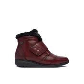 Škornji Rieker CEO-47268-35 Bordo rdeča