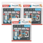 shumee Tesa Velcro samolepilni ježki z lepilom za lepljenje slik, 4 pari, L x 3