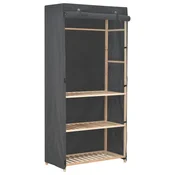Vidaxl Garderobna omara 3-nadstropna 79x40x170 cm blago