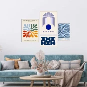 Wallity Slika Mdf-00135, 62x85 cm, 4 dela