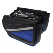 Dunlop - Kolesarska torba/torba z okvirjem (črna/modra)