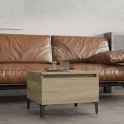 Vidaxl vidaXL Stranska mizica sonoma hrast 50x46x35 cm material na osnovi lesa
