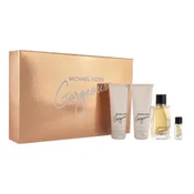 KORS GORGEOUS SET: EDP SPRAY 100ML + BL 100ML + SG 100ML + EDP 5ML