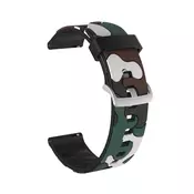 Silikonski pas Camo za Huawei Watch GT2 42mm - temno zelen