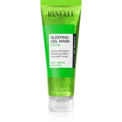 Revuele negovalna maska za obraz - Sleeping Gel Mask - Detox