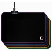 GEMBIRD Gejmerska podloga za miša od gume 4mm RGB LED svetlo MP-GAMELED-M