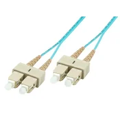 MicroConnect Patch Kabel - SC/UPC-SC/UPC 2m OM3 Optični, Multimode, Duplex, modra