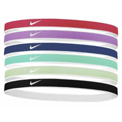 Bend za glavu Nike Tipped Swoosh Sport Headbands 6P - light fusion red/rush fuchsia/white