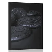 Plakat Zen kamni - 30x45 silver
