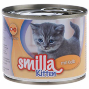 SMILLA Kitten 6 x 200 g - s piščancem