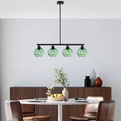 Opviq Luster Benek-15-14435, 80x15x80cm, IP20, Crno-zeleni