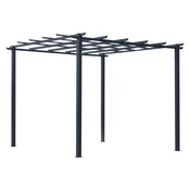Homestar Rožni paviljon 297x295x230 cm črn kovinski, (5000227951)