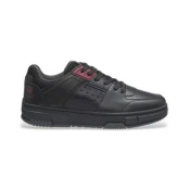 HUGO za moške. 50553302 Superge X RB black (42), Črna, Ravna stran, Čipke, Priložnostno