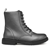 Zimski škornji Geox Jr Eclair J049QD 000BC C1357 M Siva
