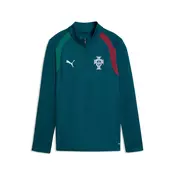 PUMA Portugal Training Quarter-Zip Top Youth, Football, Ocean Tropic/Silver Mist, 9-10Y