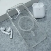 Maska Mag Case Bling Camera Bracket za iPhone 17 srebrna