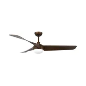Lucci Air 21617249 - LED zatemljiv ventilator OSPREY 1xGX53/12W/230V, premer 132 cm, bronast + daljinski upravljalnik