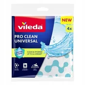 shumee 256927 Vileda Univerzalna krpa z encimi Pro Clean 4 kosi
