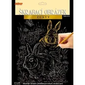 Artlover Slikanica (zlata) - Zajci