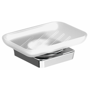 Nosilec za posodo za milo Zen Chrom - Kromasta - 120 - Steklo - Vijaki - Drugo - Sapho - ZEN CHROM - 135x42x99 mm - Posoda za milo