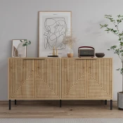 Hanah Home Konzolni sto Lurea, 150x75x36 cm, Hrast-beli