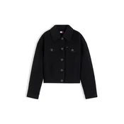 Tommy Jeans Prehodna jakna črna