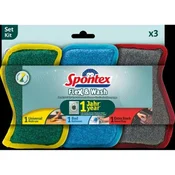 Spontex Flex&Wash gobica 3 kosi