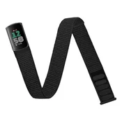 INF Udoben najlonski pašček za Fitbit Charge 5/6 Black, (5000079387)