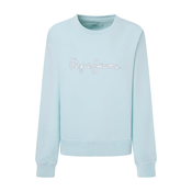 Pepe Jeans Sweater majica LANA, mornarsko plava / svijetloplava / bijela