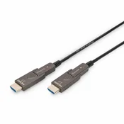 Digitus kabel HDMI AOC hibridni optični 10m 4K 60Hz AK-330127-100-S
