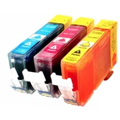kartuša Canon CLI-521, CMY, trojni paket, multipack, alternativni