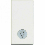 STIKALO CLASSIA 1P/10A/250V 1M BELO Z INDIVIDUALNO LUČKO SIMBOLA RW4001LA