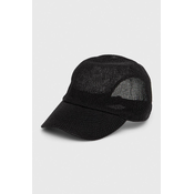 Kapa sa šiltom Answear Lab boja: crna, bez uzorka