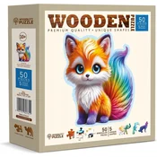 WOODEN CITY Lesena sestavljanka Simpatična lisica 50 kosov