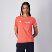 Champion Women‘s Big Logo Jersey T-Shirt Red L